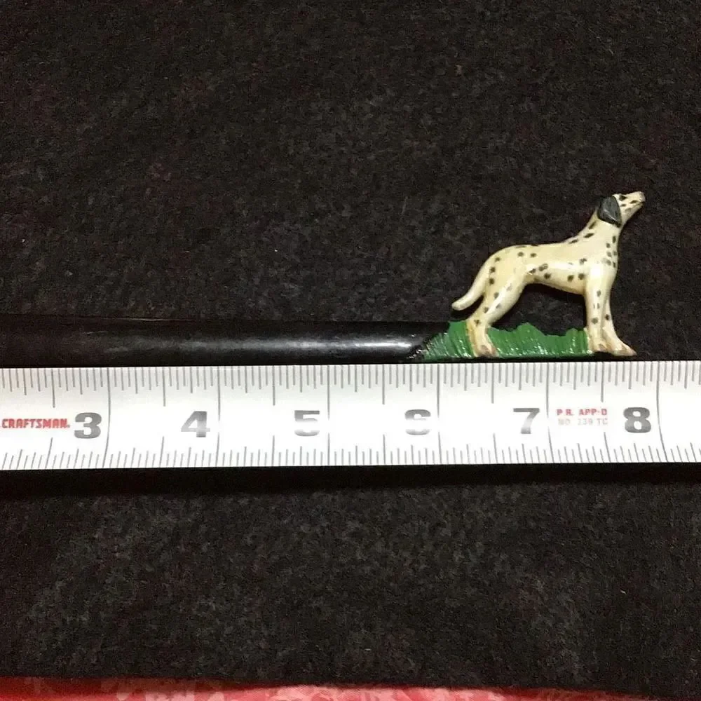 Vintage spotted pointer hunting dog letter opener